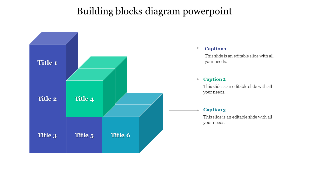 building blocks diagram powerpoint